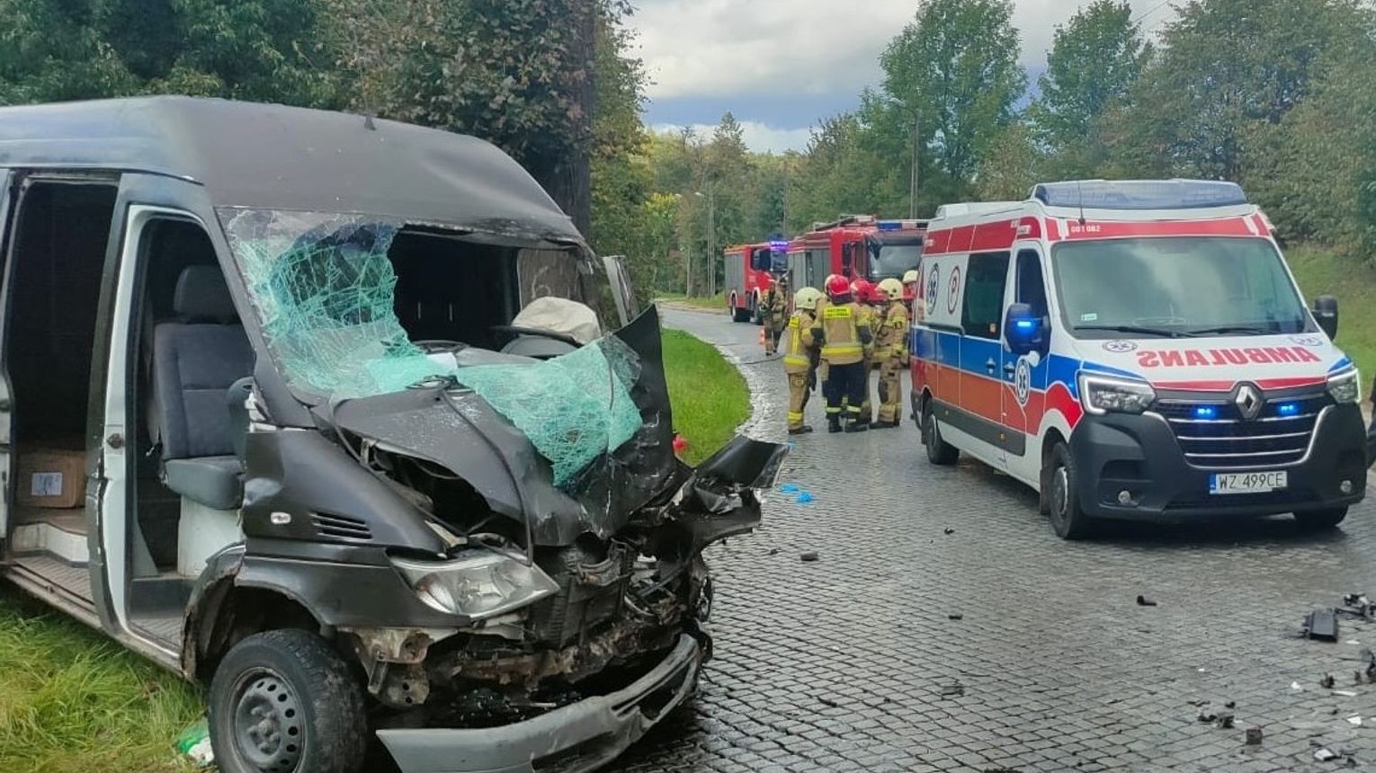 Wypadek W Dzierzgoniu Jedna Osoba Ranna W Zderzeniu Samochod W