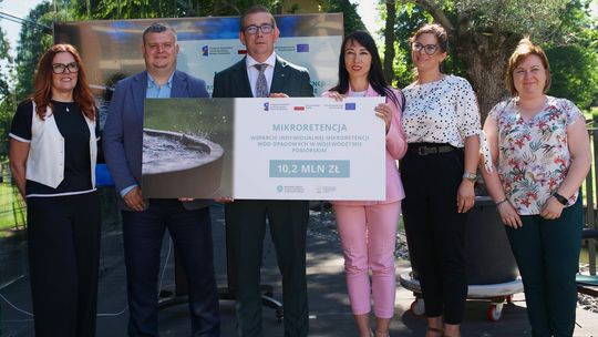 10,2 mln zł na deszczówkę dla mieszkańców Pomorza