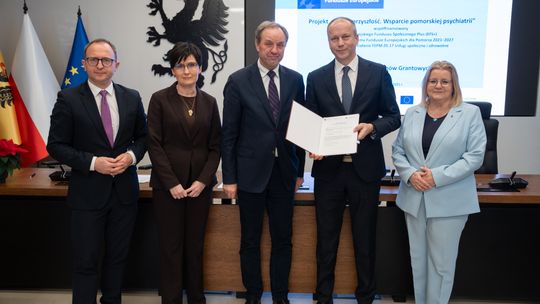 11 mln zł na wsparcie pomorskiej psychiatrii. Umowy grantowe podpisane