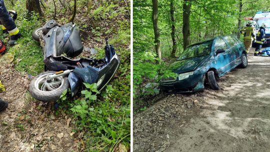 wypadek w Nowych Łosienicach