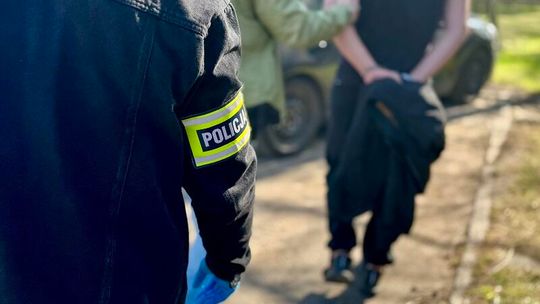 zatrzymany przez policję