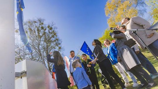 podniesienie flagi UE, Góra Gradowa, Gdańsk 2026