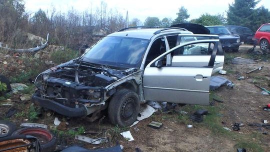 Nielegalna stacja demontażu pojazdów | źródło zdj. WIOŚ Gdańsk