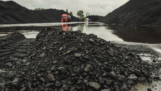 rozładunek węgla z Kolumbii w Porcie Gdańsk