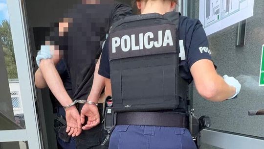 jeden z zatrzymanych męzzyzn, Wejherowo