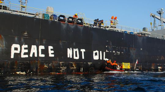 Greenpeace tankowiec Port Gdańsk
