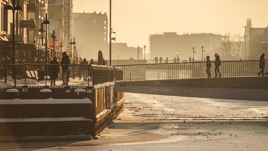 Motława, zima, Gdańsk 2026