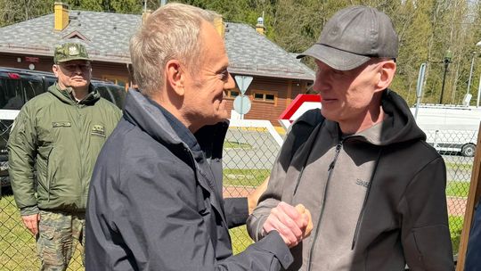 uwolnienie Andrzeja Poczobuta, spotkanie z Donaldem Tuskiem