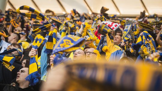 Arka Gdynia była waleczna i skuteczna kibice Arki Gdynia