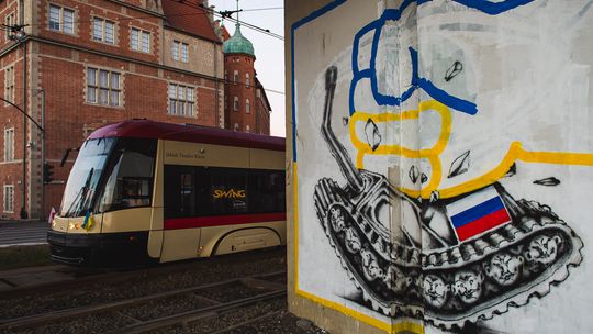 Artyści wspierają Ukrainę. Murale na ulicach Gdańska