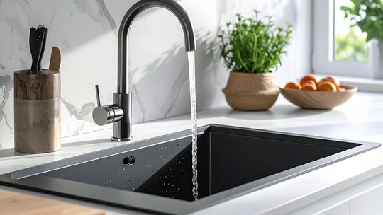 zlew, kran, zdjęcie ilustarcyjne