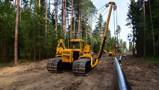 budowa gazociągu