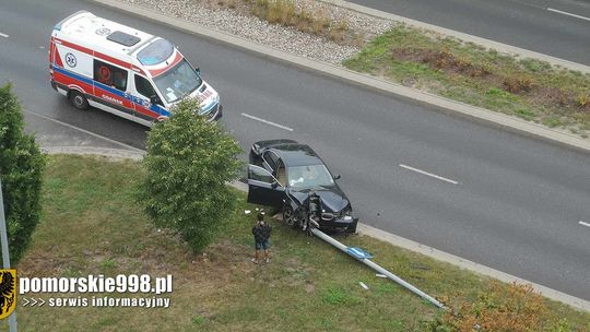 Wypadek BMW w Gdańsku