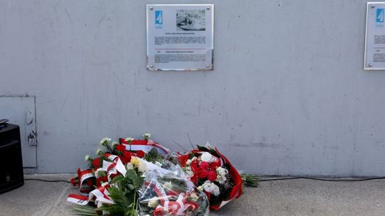 odsłonięcie tablicy Ejsmontów w Gdyni