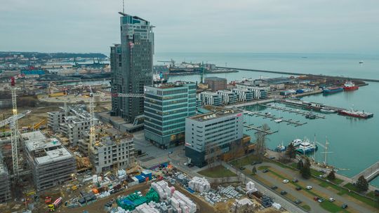Gdynia, Sea Towers, marina