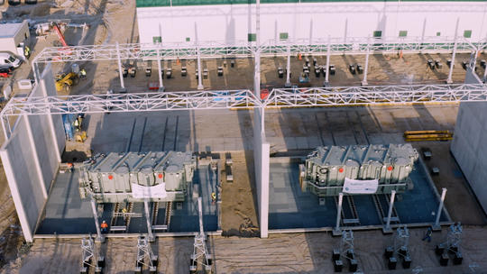 Ciężkie jak Boeing 777! Potężne transformatory pomogą przesyłać prąd z farmy Baltica 2 Ciężkie jak Boeing 777! Potężne transformatory pomogą przesyłać prąd z farmy Baltica 2