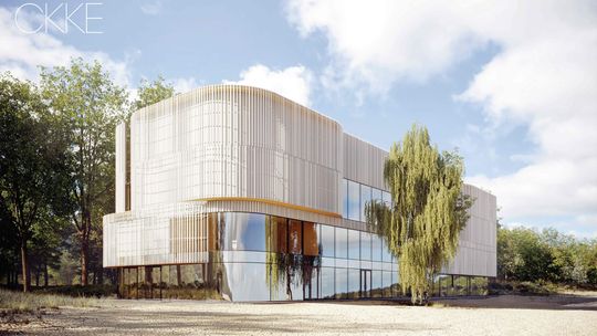 Co powstanie w dawnej Zatoce Sztuki? Sopot właśnie ogłosił przetarg budynek przy ul. Mamuszki 14, Sopot, wizualizacja