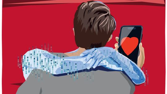 miłość w czasach sztucznej inteligencji, ilustracja