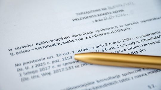 Gdynia będzie miała tablice po kaszubsku? Zdecydują mieszkańcy, wkrótce konsultacje