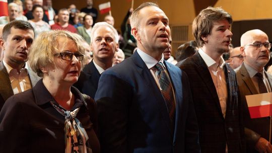 Karol Nawrocki i Daniel Nawrocki w Gdańsku
