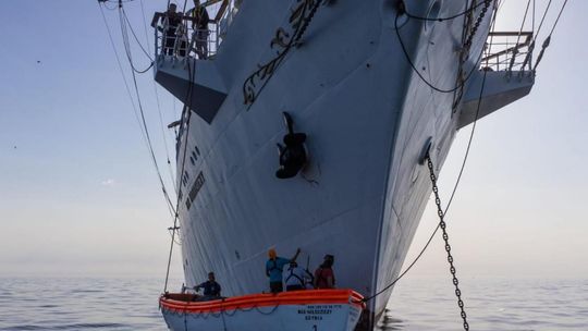Dar Młodzieży, akcja ratunkowa, The Tall Ship Races