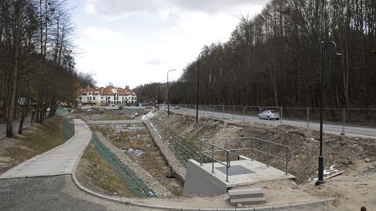 budowa zbiornika retencyjnego, Jaśkowa Dolina, Gdańsk