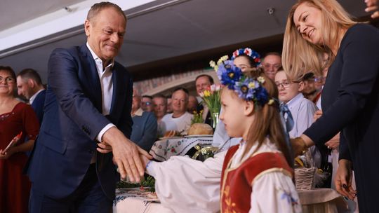 Donald Tusk na spotkaniu wielkanocnym na Kaszubach