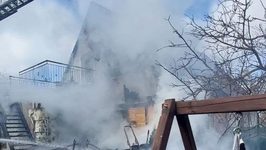 Dwa groźne pożary w powiecie słupskim. W akcji 19 pojazdów pożarniczych