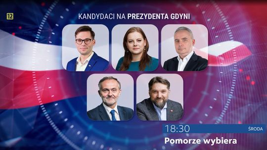 debata TVP Gdańsk i „Zawsze Pomorze” z kandydatami na prezydenta Gdyni