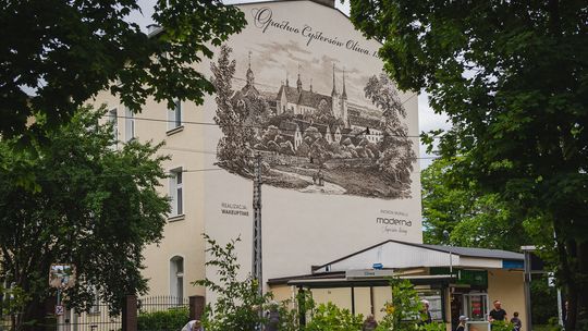 Mural Opactwa Oliwskiego w Gdańsku