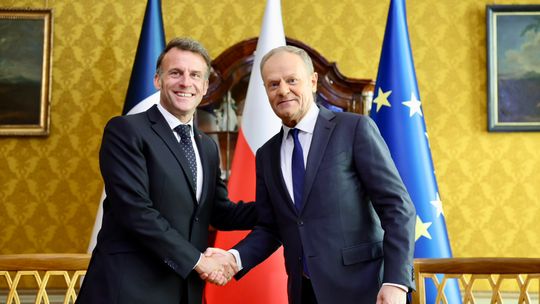 Emmanuel Macron i Donald Tusk w Gdańsku. Historyczny szczyt