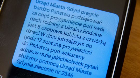 Fałszywy SMS o dokwaterowaniu uchodźców Gdynia