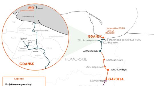 mapa FSRU