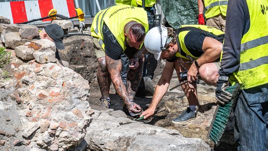 prace archeologiczne w Gdańsku