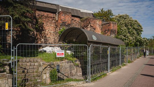 bastion św. Elżbiety w Gdańsku został ogrodzony