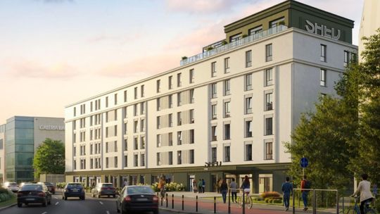 Gdańsk: Nowoczesny „hotel” powstanie we Wrzeszczu. 375 pokoi i przestrzenie wspólne co-living Shed Living, Gdańsk, wizualizacja