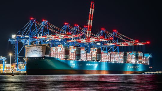 Barcelona Maersk, Baltic Hub, Gdańsk 2026