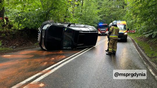 wypadek na ul. Wiczlińskiej w Gdyni