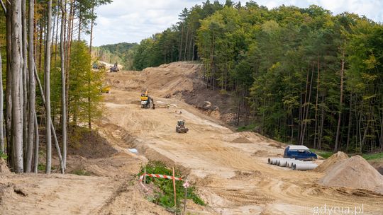 Witomińska w Gdyni całkowicie zamknięta. Nowy etap budowy Obwodnicy Witomina