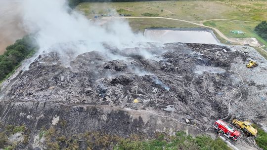 pożar zakładu zagospodarowania odpadów, Chlewnica