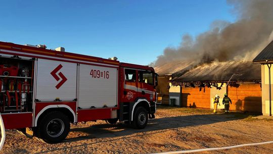 Groźny pożar w gminie Czarna Dąbrówka. Zginął człowiek