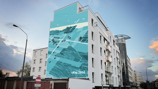 nowy mural na 100-lecie Gdyni, wizualizacja