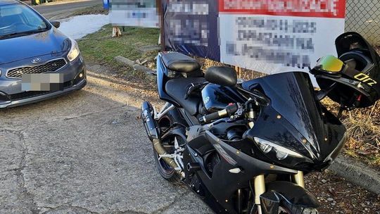 Nie miał prawa jazdy i wyjechał w trasę. 26-letni motocyklista zatrzymany Nie miał prawa jazdy i wyjechał w trasę. 26-letni motocyklista zatrzymany