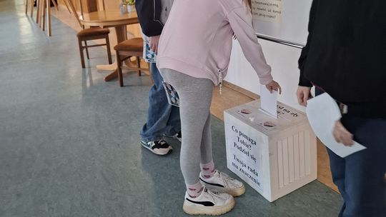 ścianka informacyjna i skrzynka na dobre pomysły na kiepski dzień, ZSE w Tczewie, 2026