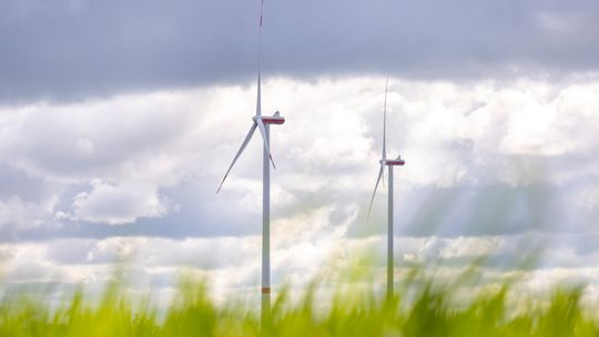 farma wiatrowa, OZE, zdjęcie ilustracyjne