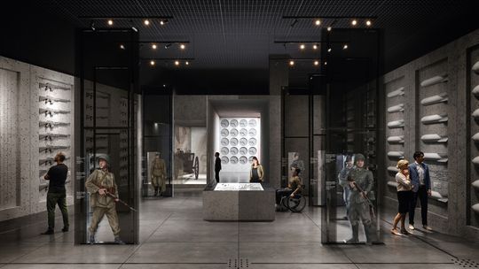 wystawa Muzeum Westerplatte i Wojny 1939, wizualizacja, Trias AVI