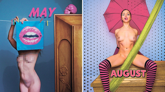 Kalendarz Lindner 2026 znów szkokuje! Nagie modelki i kolorowe trumny