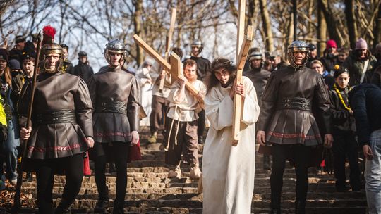 Kalwaria Wejherowska. Misternicy Kaszubscy przedstawili Misterium Męki Pańskiej