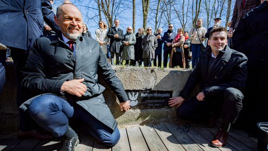 Kamień węgielny pod Muzeum Westerplatte wmurowany