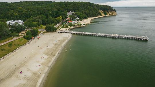 plaża Gdynia Orłowo, refulacja